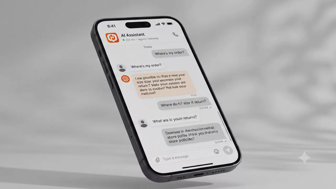 Hyper AI Chat storefront chatbot and FAQ assistant preview