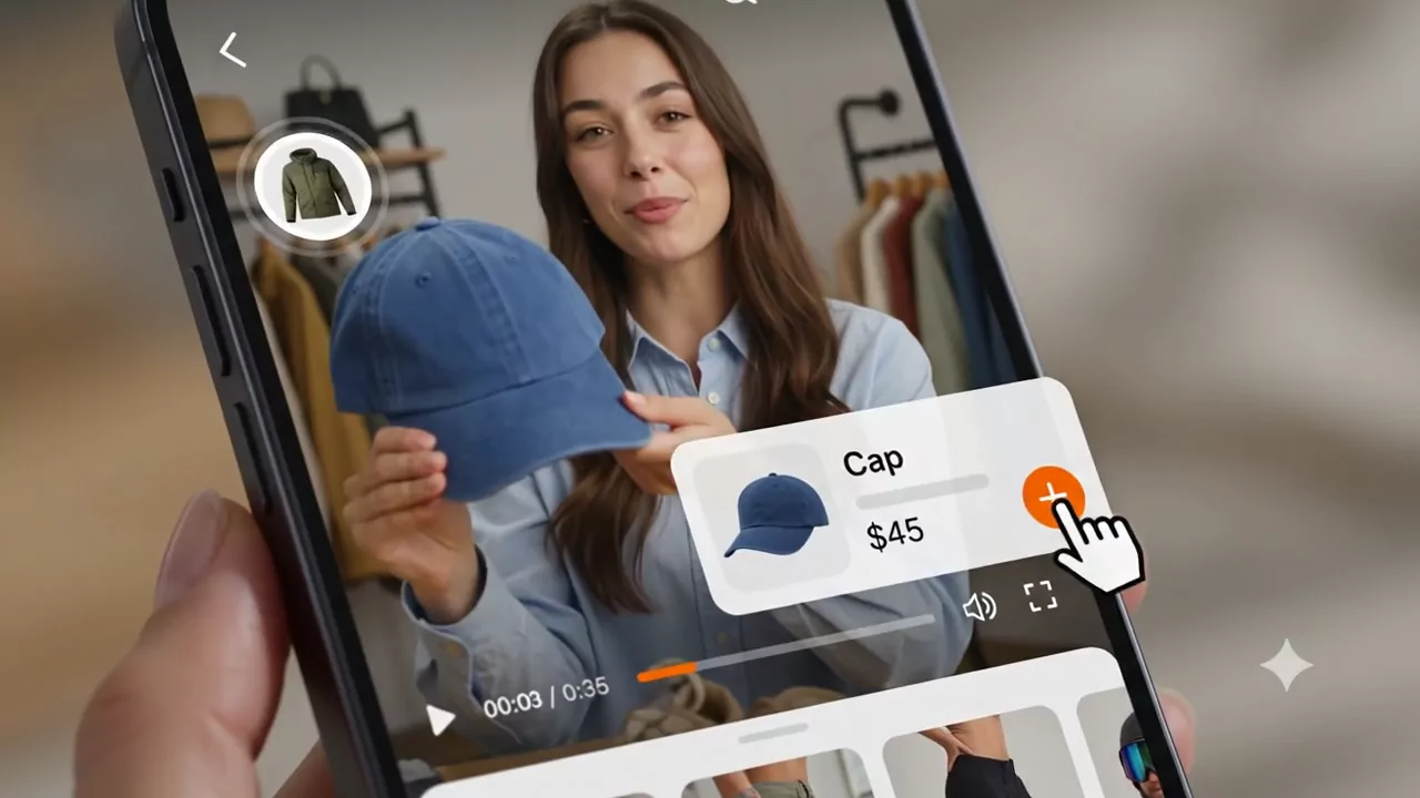 Hyper Shoppable Videos storefront widget preview