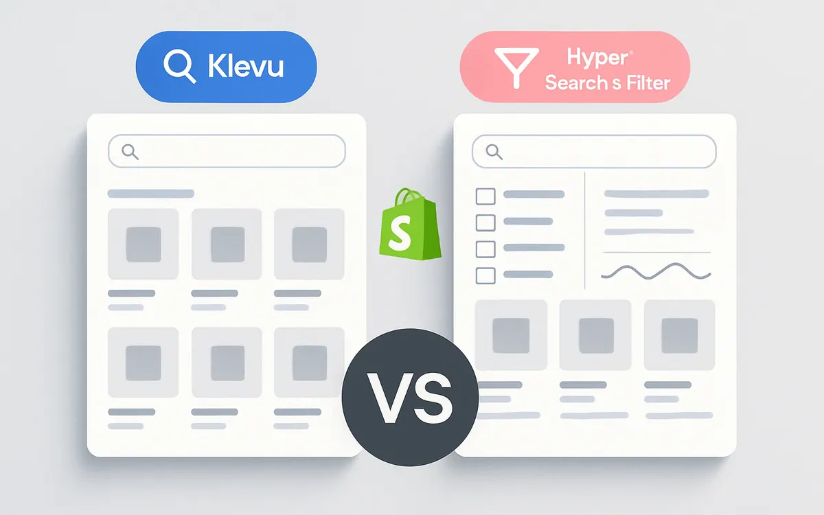 Klevu vs Hyper Search & Filter: Which Shopify Search App Fits High-SKU Stores?