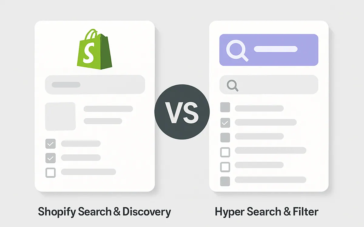 Shopify Search & Discovery vs Hyper Search & Filter: When Native Search Falls Short