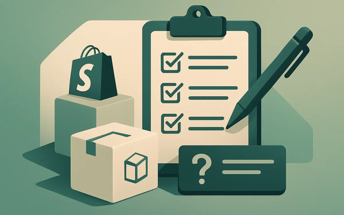 Support checklist: how to set up Shopify store for dropshipping