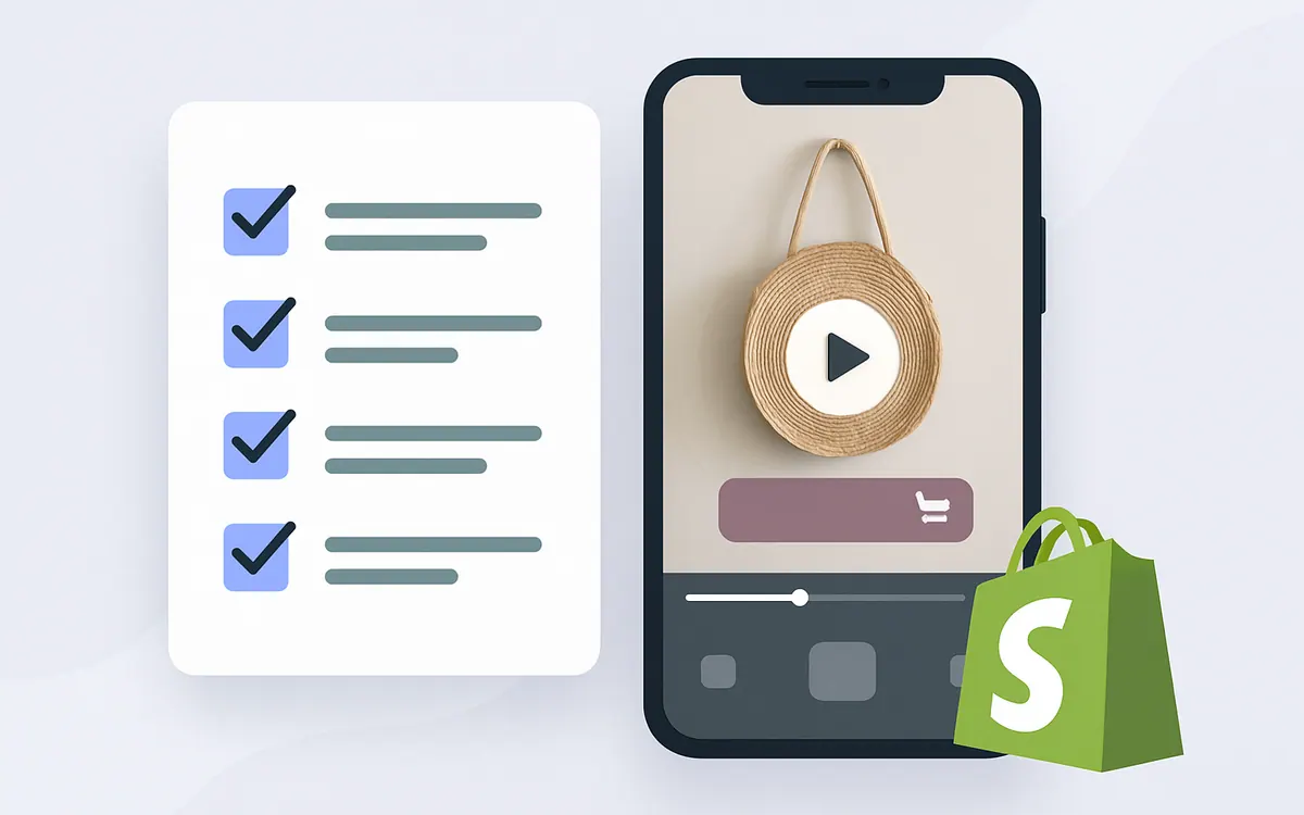 Ultimate Shopify Checklist for Implementing Shoppable Videos That Convert